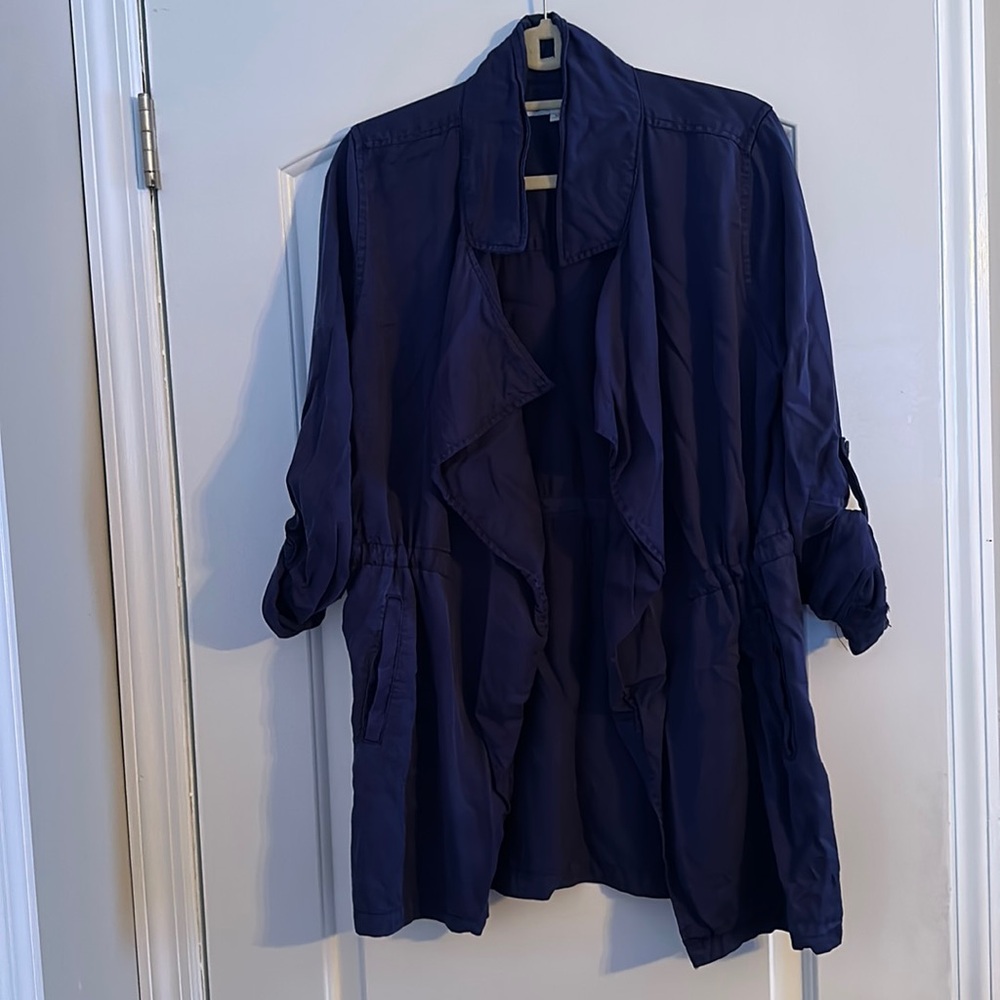 harper | Navy blue utility jacket